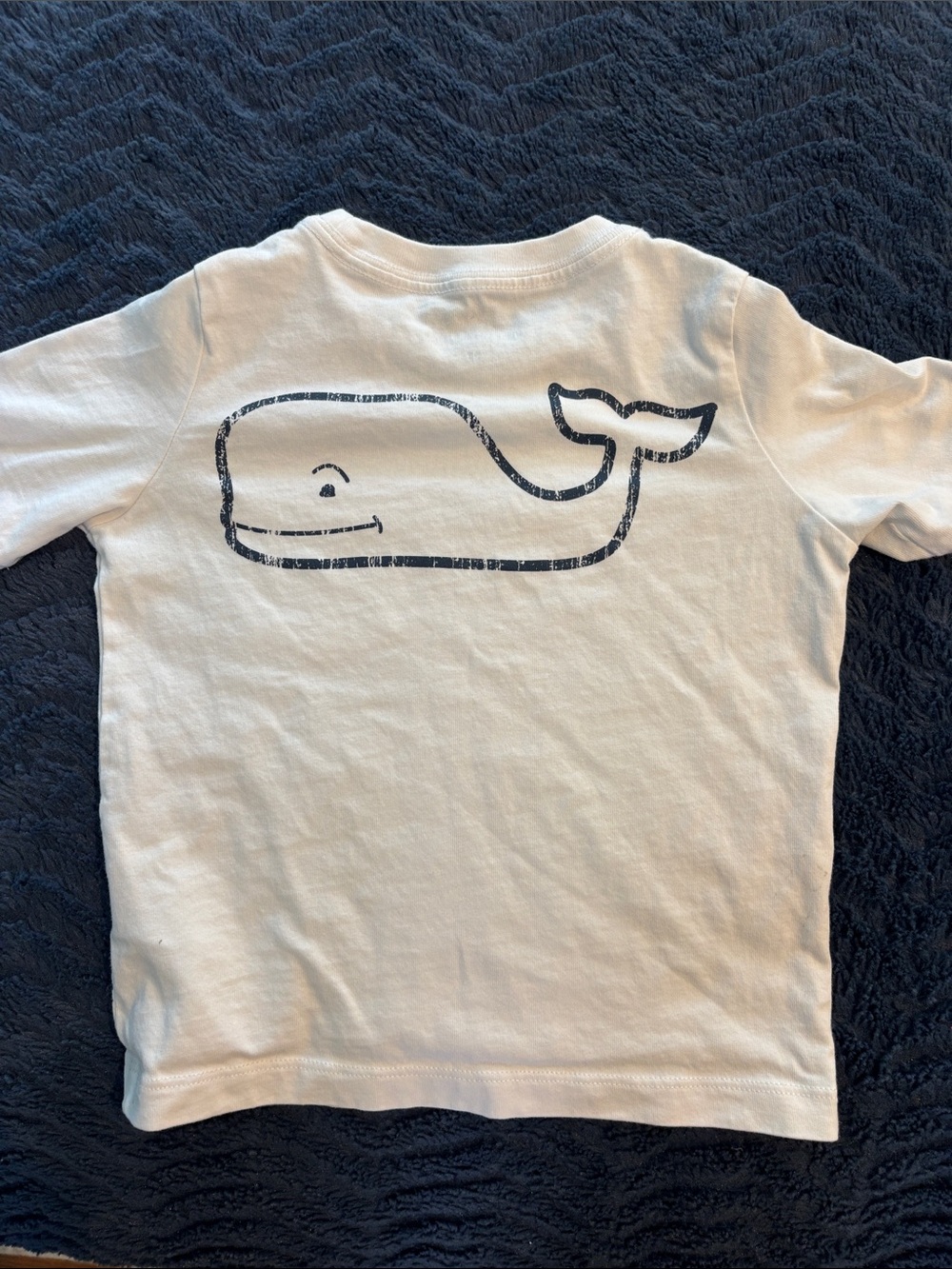 Vineyard Vines Kids Cream Pocket Tee with Whale Logo 2T worn once - Picture 2 of 2